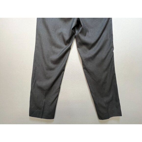 Combatant Gentlemen Men's Wool Dress Pants Flat Front Stretch Size 32x32 Gray - Picture 13 of 13